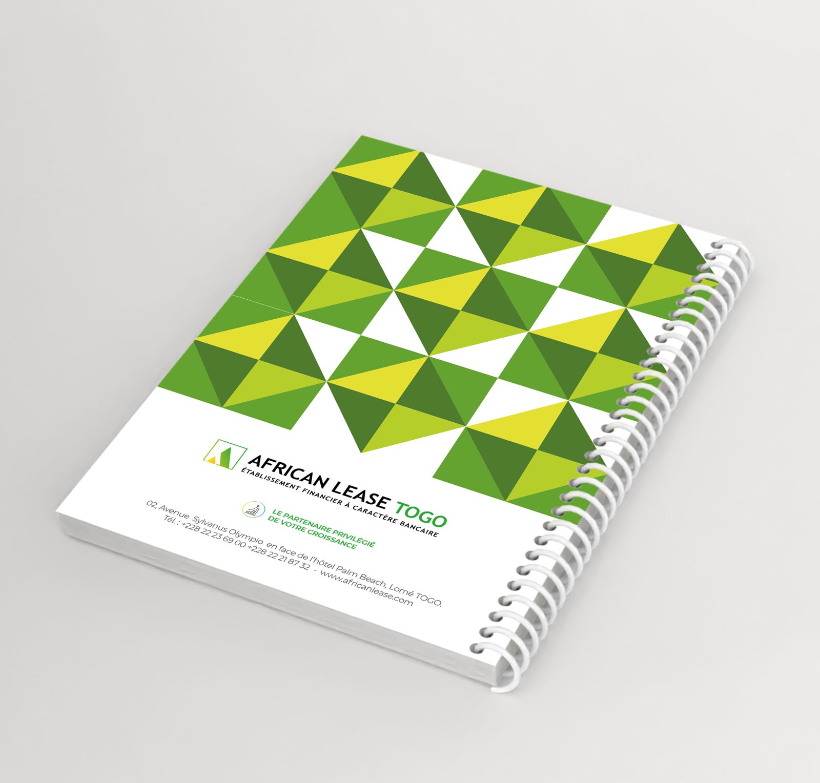Supports de marque African Lease Togo
