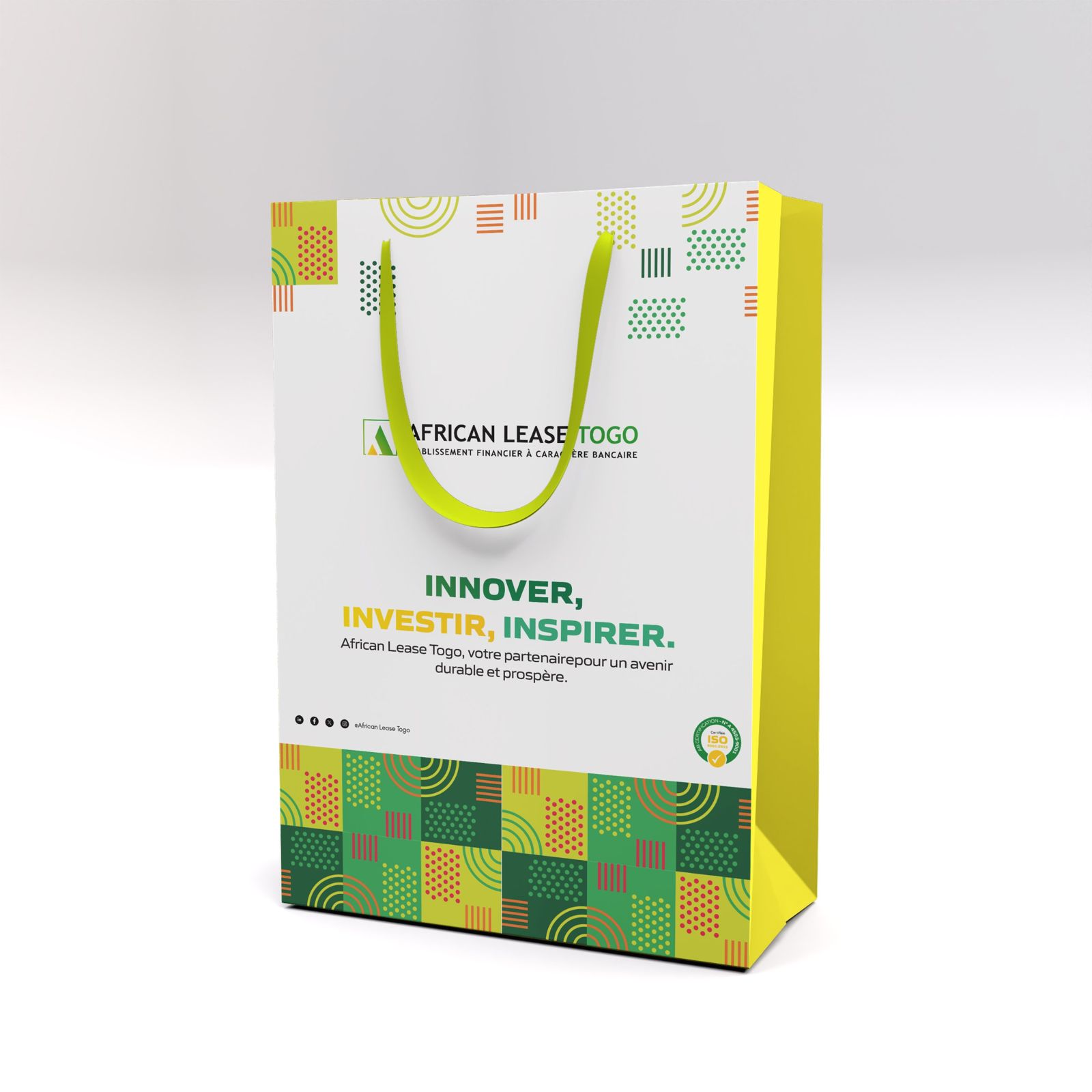 Supports de marque African Lease Togo
